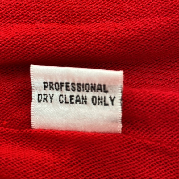 Chetta B Dress. Red Sateen Feel. Size 12. Beautiful Fabric - Picture 11 of 14